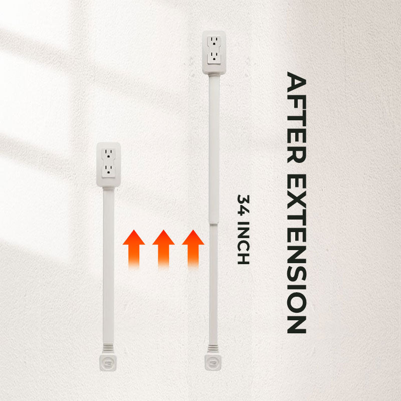 Extensor giratório de tomada eléctrica