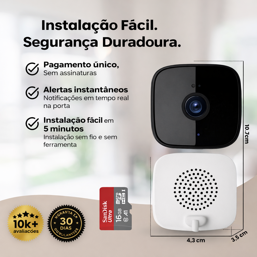 CymboldSafeView - A câmara de janela mais inteligente para a sua casa