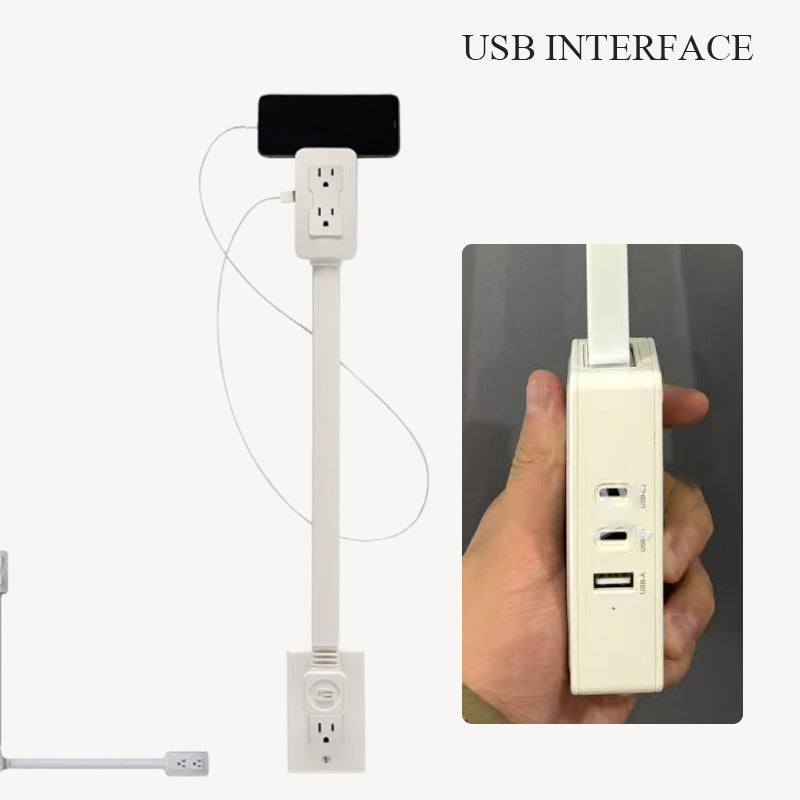 Extensor giratório de tomada eléctrica