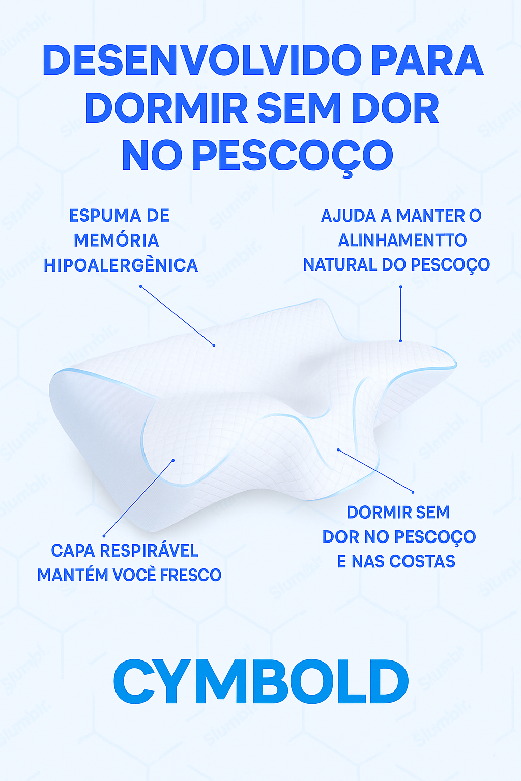 Cymbold™ Almofada de alívio premium